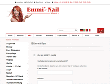 Tablet Screenshot of emmi-nail.ch