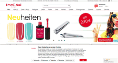 Desktop Screenshot of emmi-nail.de
