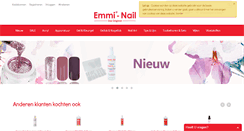 Desktop Screenshot of emmi-nail.nl