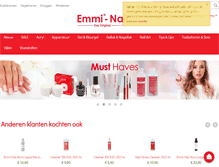 Tablet Screenshot of emmi-nail.nl